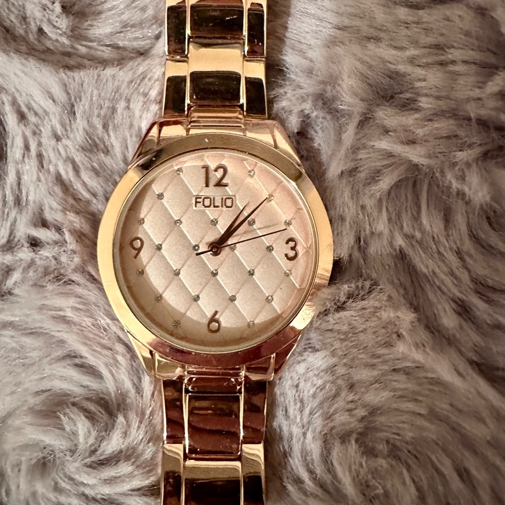 Folio Rose Gold Watch